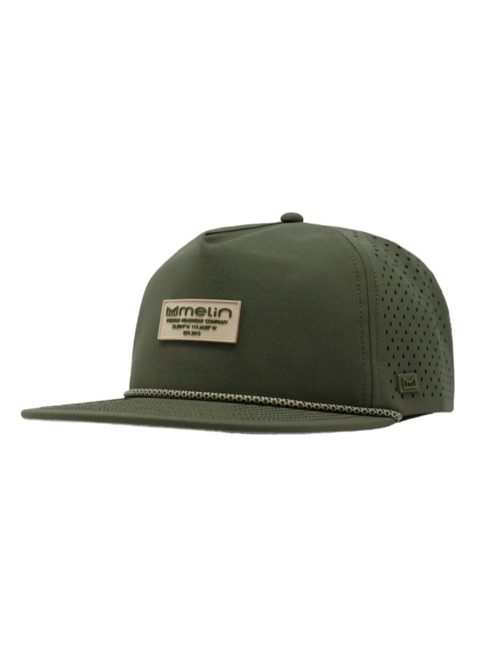 Melin Hydro Coronado Snapback Hat Brick Canopy/Khaki - Size CL